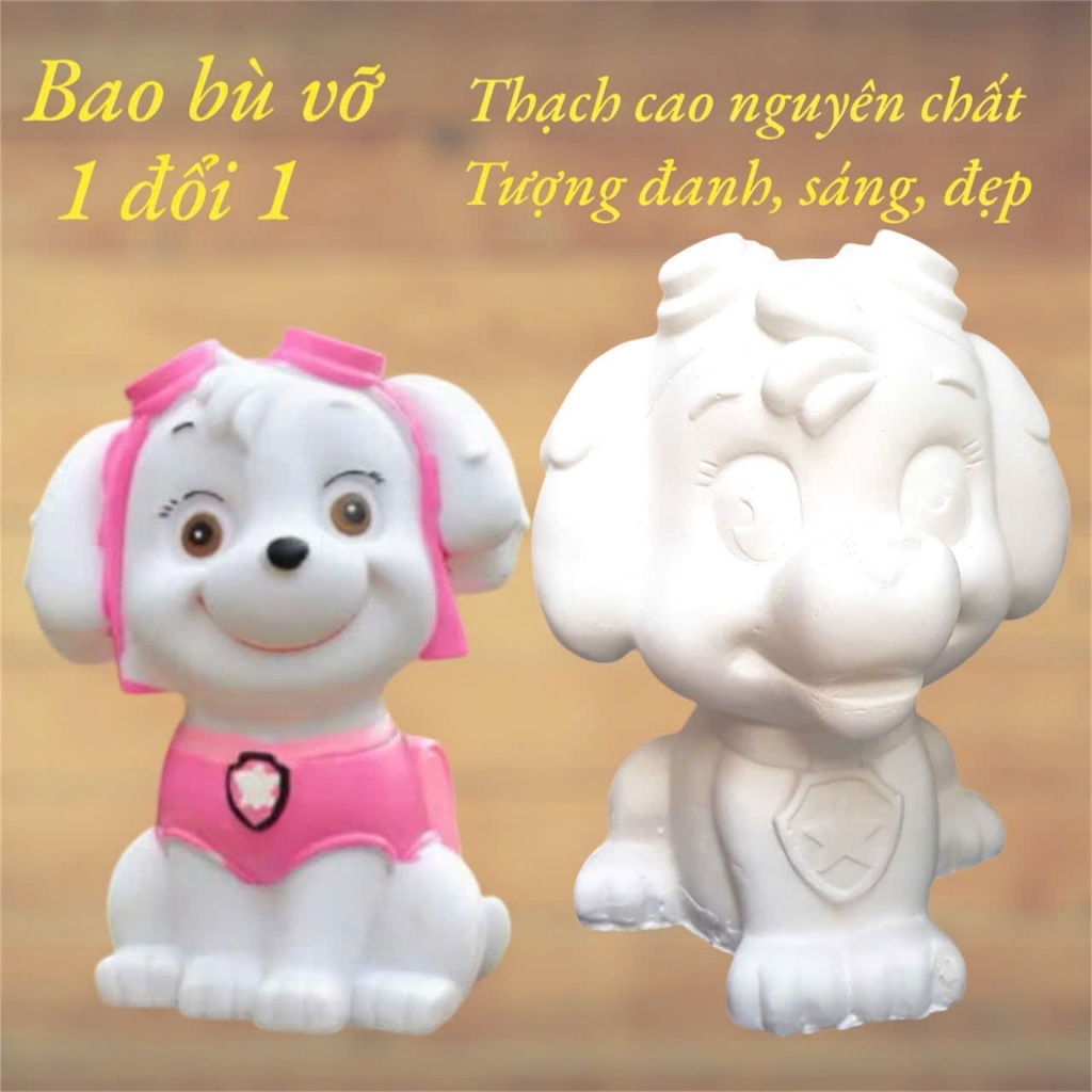 [Tặng dây màu 6 khi mua từ 2 tượng] Tượng tô màu thạch cao 3D cao từ 17 đến 25 cm cho bạn thoải thức sáng tạo