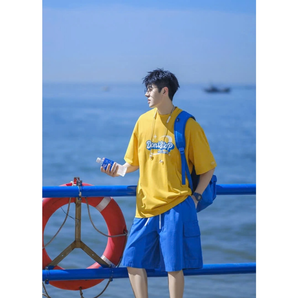 Áo thun Stee Cổ tròn DON'T STOP Localbrand ICVCVNI Unisex Menwear Cotton