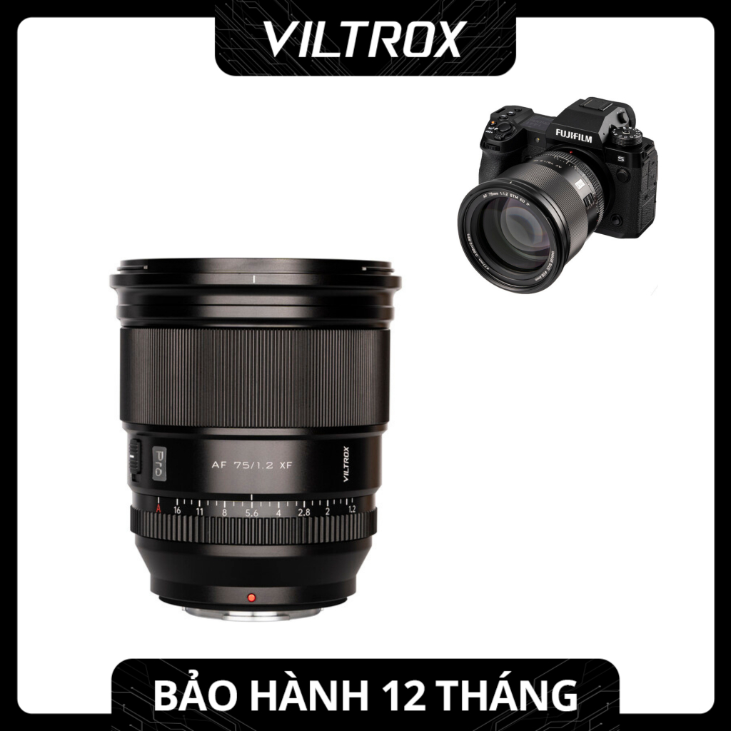 Ống kính Viltrox AF 75mm f/1.2 XF Pro Fujifilm
