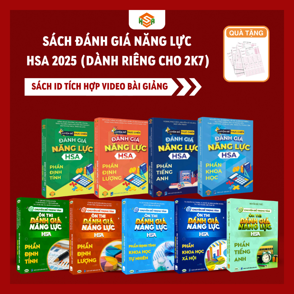 Sách Đánh Giá Năng Lực 2025 - Luyện Thi HSA (Chương trình mới) | Shopee ...