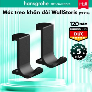 Móc Treo Khăn Đôi Hansgrohe WallStoris 27914 Lắp Đặt Không Khoan Linh Hoạt Chính Hãng Đức