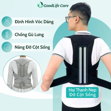 Đai Chống Gù Lưng Nam Nữ [Mã FullBack] Đai Đeo Chống Gù Lưng Cố Định Nâng Đỡ Cột Sống Đai Chống Gù Hỗ Trợ Chỉnh Dáng.