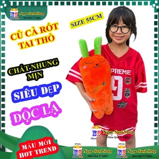Thú Nhồi Bông CÀ RỐT TAI THỎ Siêu Đẹp Size 55cm - Gấu Bông Thú Bông Đồ Chơi Doll Toy Ngọc Susi