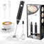 MÁY TẠO BỌT CAFE CẦM TAY - Sạc Pin, 3 Cấp Độ, Kèm 2 Đầu Đánh