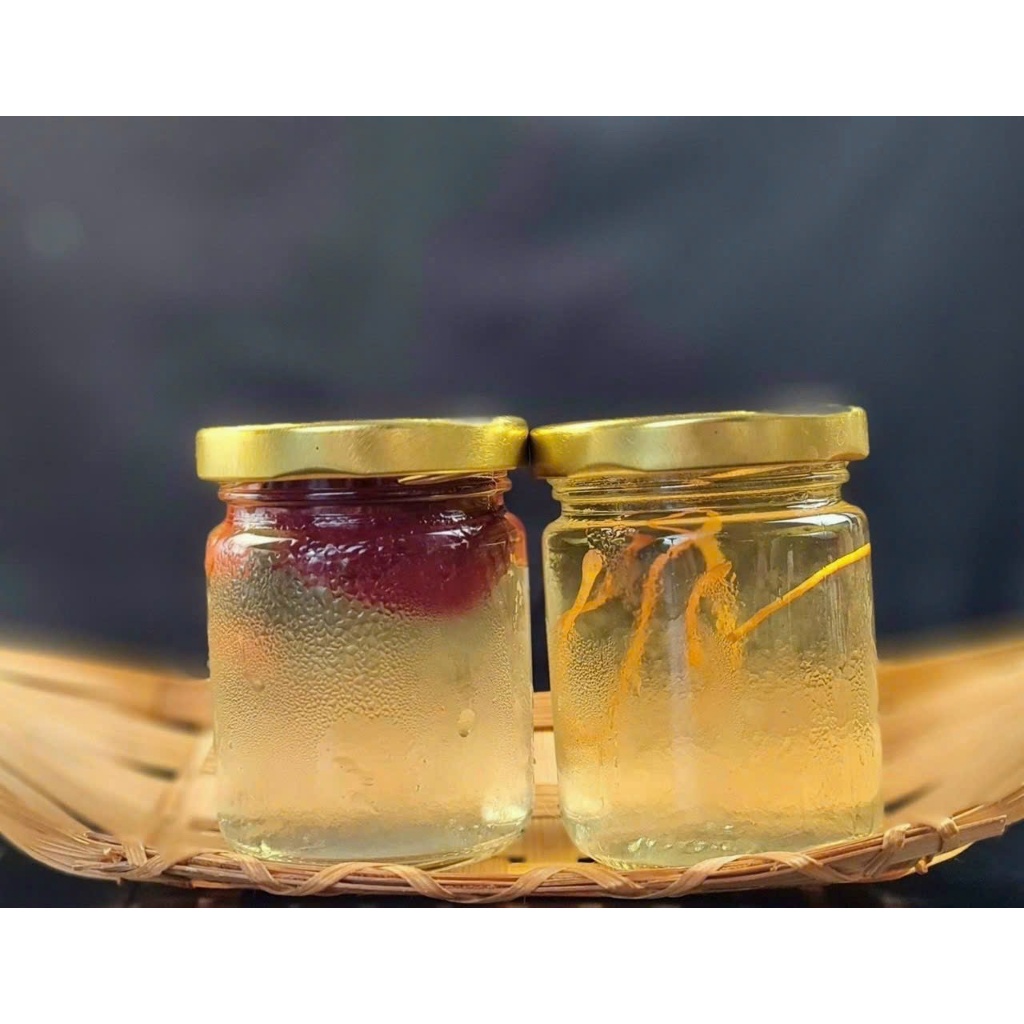 Hũ thuỷ tinh nắp thiếc 75ml  tròn đựng Yến chưng sẵn/ Sữa chua/ Gia vị