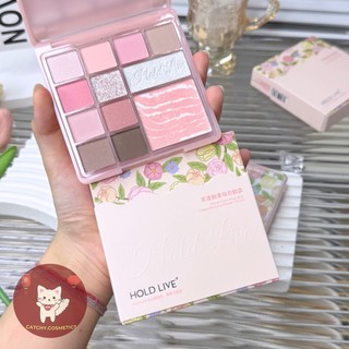 [HOLD LIVE] Bảng Phấn Mắt HOLD LIVE 12 Ô Vườn Hoa Kèm Má Hồng/Highlight Secret Garden (HL755)