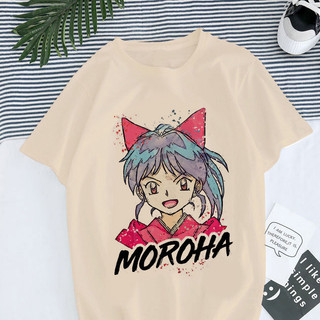 Áo Y2k Hoạt Hình Sesshoumaru Higurashi Kagome Hip Hop Áo Phông Phong Cách Hàn Quốc