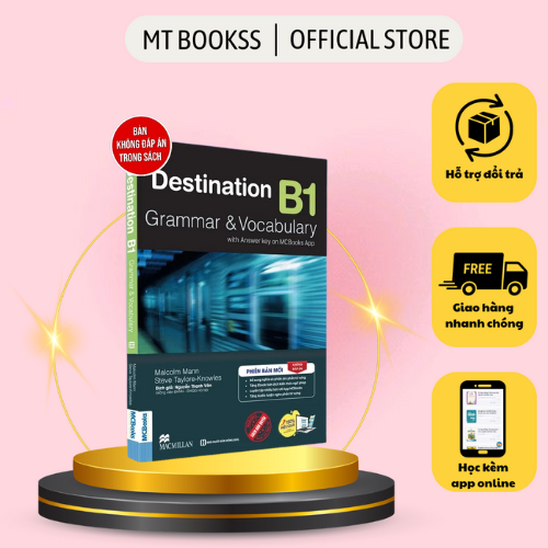 Sách - Destination B1 Grammar and Vocabulary - Tặng Audio, Bài Tập Thực Hành MCBooks - MCBooks