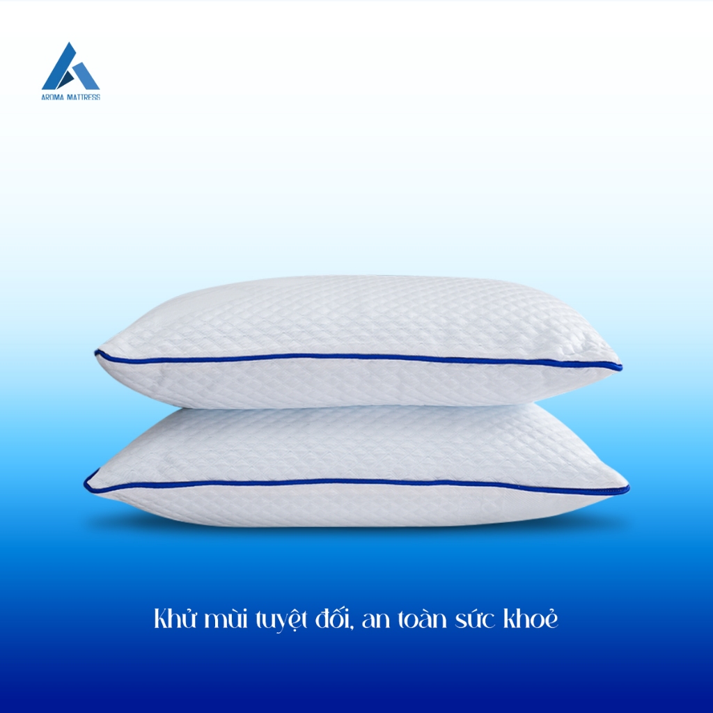 Ảnh Gối Nằm Foam Latex Aroma 64x44x12cm 3