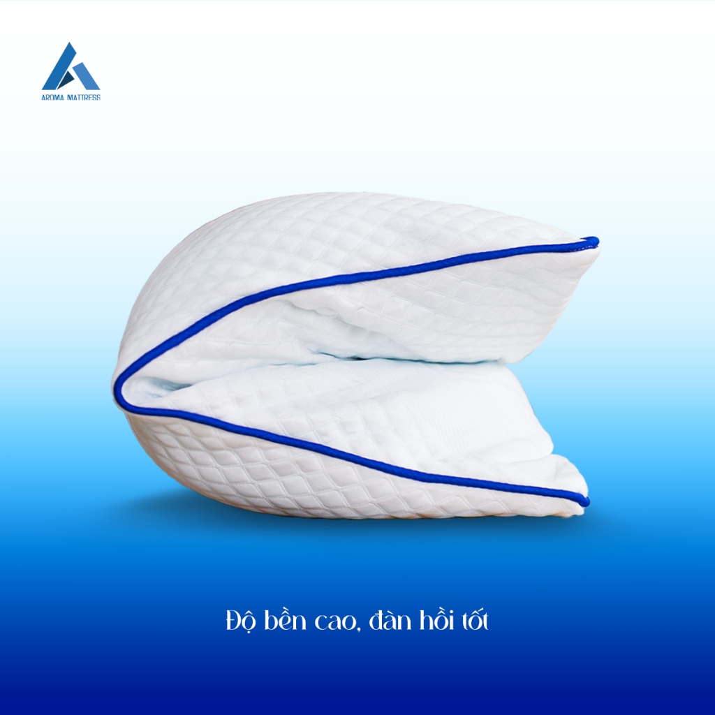 Ảnh Gối Nằm Foam Latex Aroma 64x44x12cm 1
