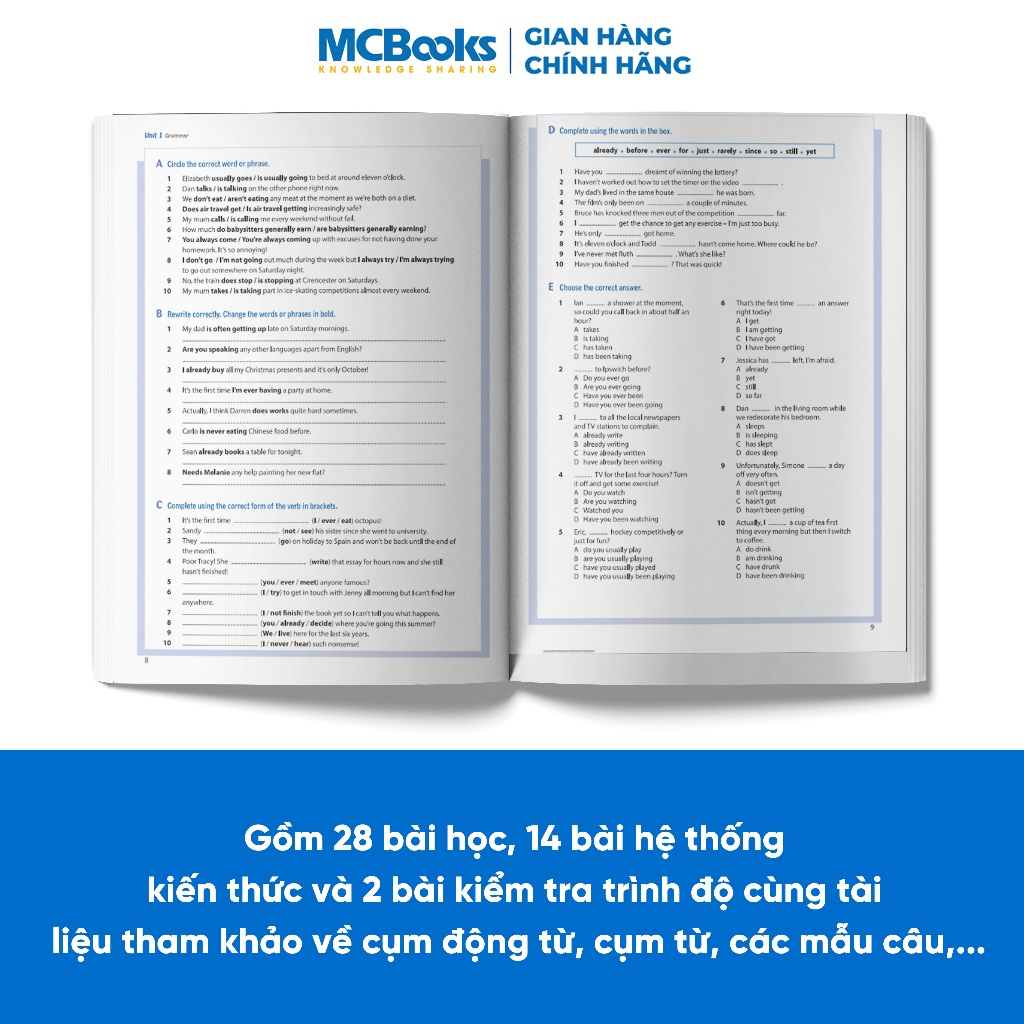 Sách - Destination B2 Grammar and Vocabulary Tặng Audio và bài tập thực hành MCBooks