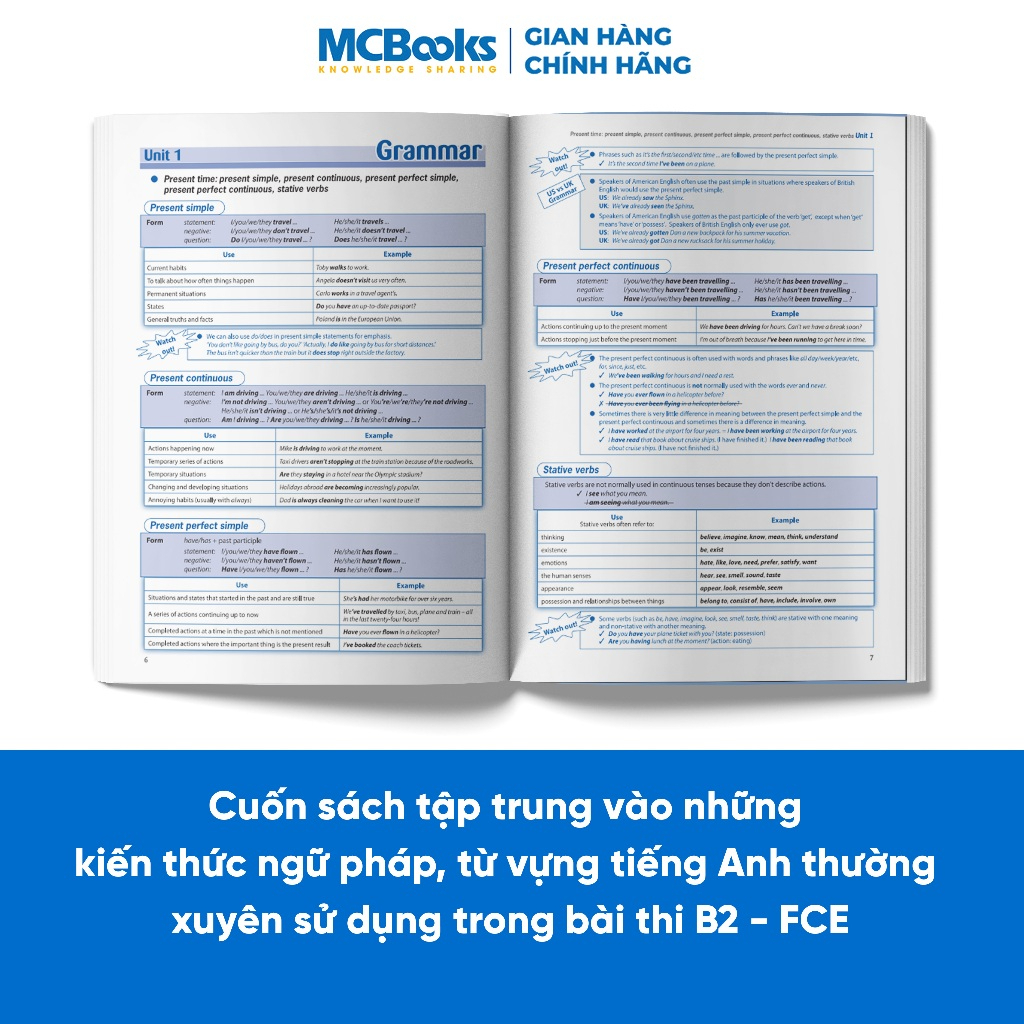 Sách - Destination B2 Grammar and Vocabulary Tặng Audio và bài tập thực hành MCBooks