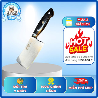 Dao Thái Nhật Bản DA MCU – Thép 5Cr, Vân Lase Trang Trí, Gỗ Mun Đen Sắc Bén Siêu Bền! DA MCU