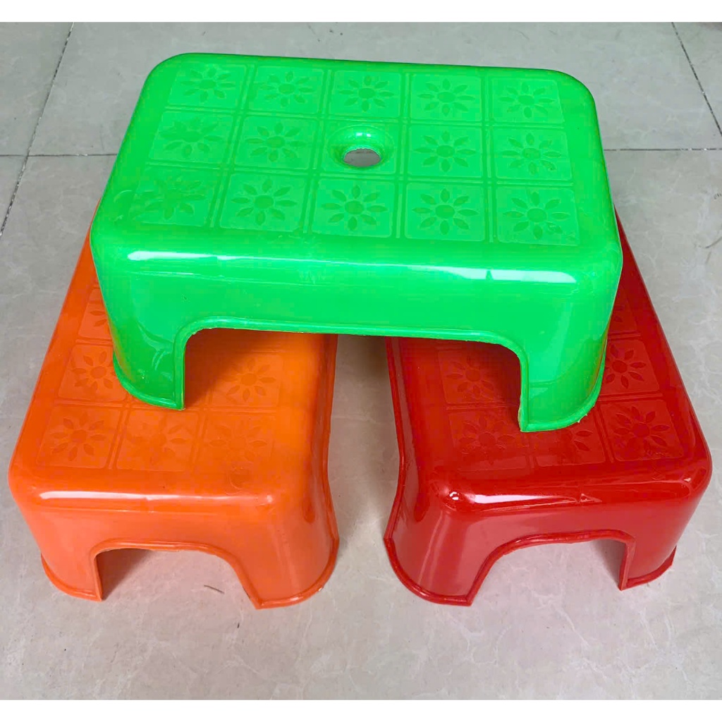 Ghế Nhựa Mini cao 10cm - Ghế Ngồi Bệt