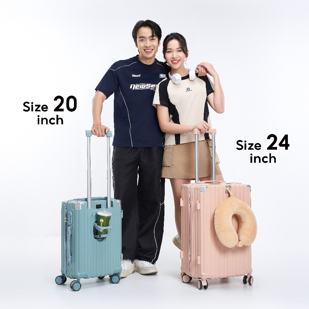 Ảnh Vali SUNNY SV15 - Vali du lịch, vali khóa kéo thời trang nhựa PC + ABS bảo hành 5 năm 3