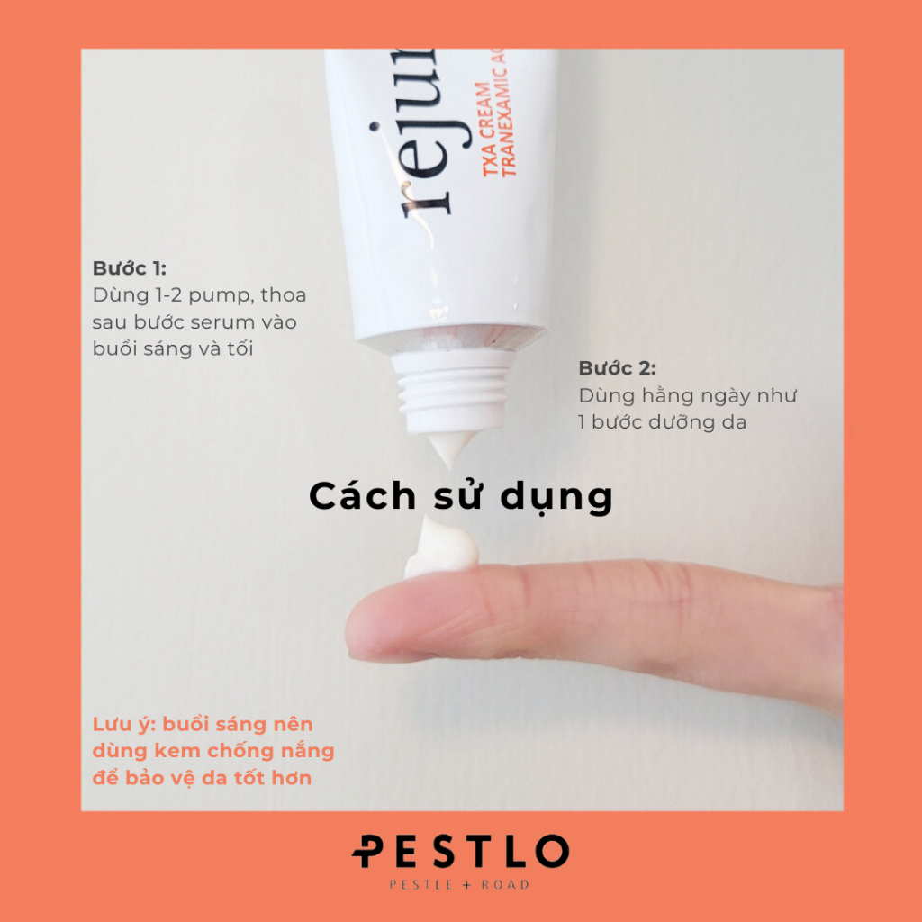 Kem dưỡng trắng PESTLO Rejurecipe TXA Cream 30ml [Date 29/01/2027]