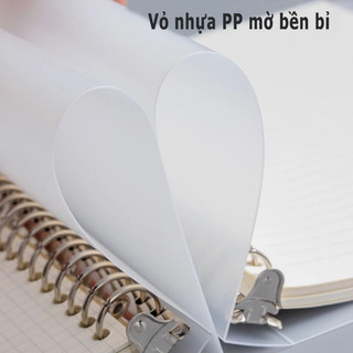 Sổ còng Binder Bonzai bìa sổ còng B5/ A5/ A4 làm sổ tay sổ ghi chép Bullet journal