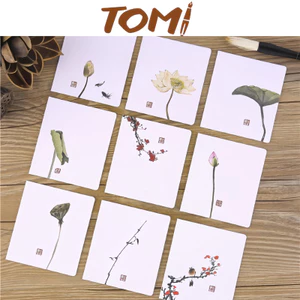 Thiệp Chúc Mừng Hoạ Tiết Cổ Trang Nhiều Mẫu Lựa Chọn TOMI 253