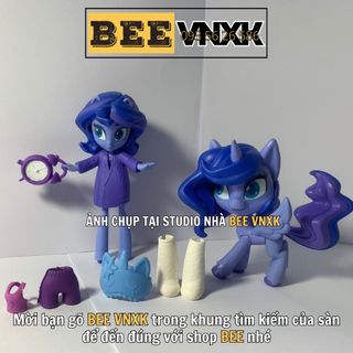 Set ngựa Pony và công chúa Luna kèm phụ kiện - Đồ chơi My Little Pony Hasbro xuất dư BEE VNXK