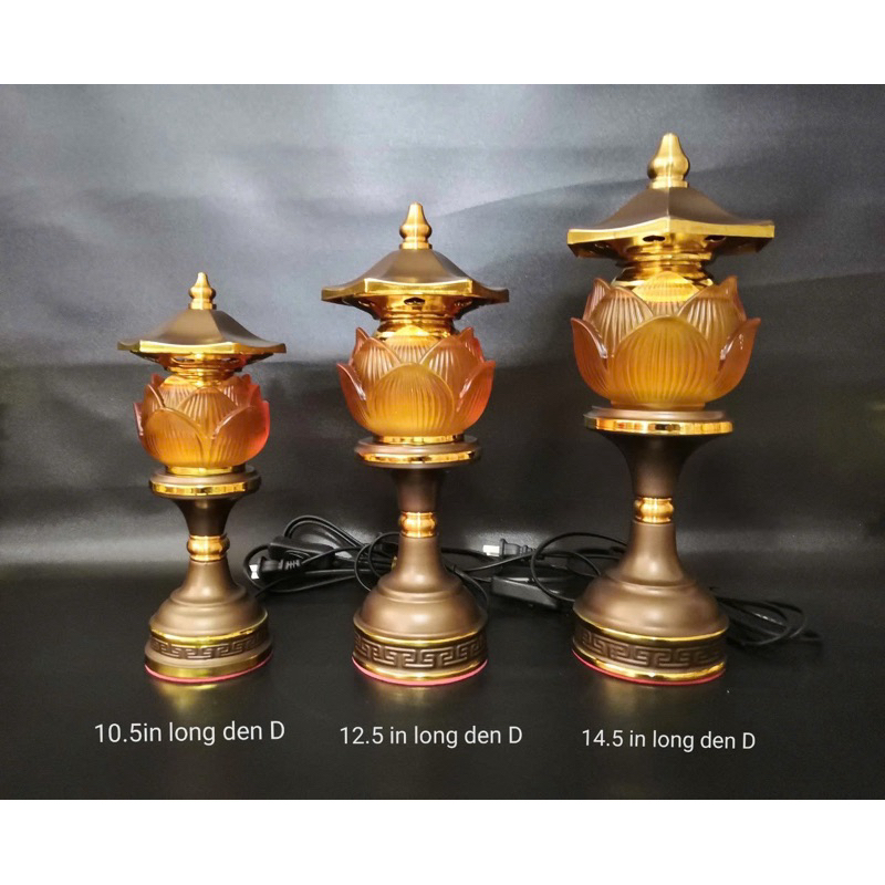 [ Giá 1 Cặp ] Đèn Led Hoa Sen để bàn Thờ  Gia Tiên, Bàn Thờ Phật.