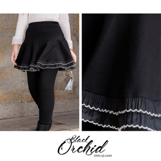 Quần váy Thu Đông bé gái HUMY NGO quần legging liền chân váy xòe chất liệu len tăm cao cấp cho bé từ 15 - 42kg [Q88]