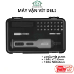 𝐃𝐞𝐥𝐢 - Máy Vặn Vít Cao Cấp Deli - Bắt Siết Bắn Đinh Ốc Dùng Pin 2.000mAh Nhỏ Gọn - Đèn Led Tiện Dụng Cho Sửa Chữa — ảnh 3