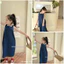 Yếm jean cho bé gái. Set yếm jean kèm áo cotton trắng Sofia Candy năng động cho bé 13-45kg