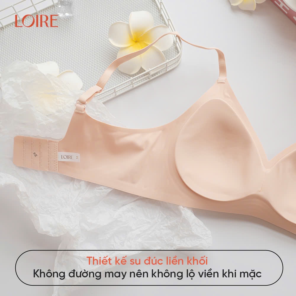 Ảnh Áo Lót Không Gọng Đệm Mỏng Ôm Gom Tốt Chất Su Đúc Tàng Hình Loirechic BRDE193 4