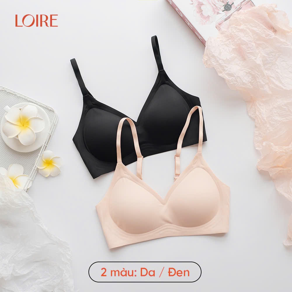 Ảnh Áo Lót Không Gọng Đệm Mỏng Ôm Gom Tốt Chất Su Đúc Tàng Hình Loirechic BRDE193 2