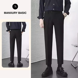 Quần âu nam vải tuyết mưa mềm mại thoáng mát co giãn nhẹ dáng slimfit chuẩn thiết kế hàn quốc cực tôn dáng 6513