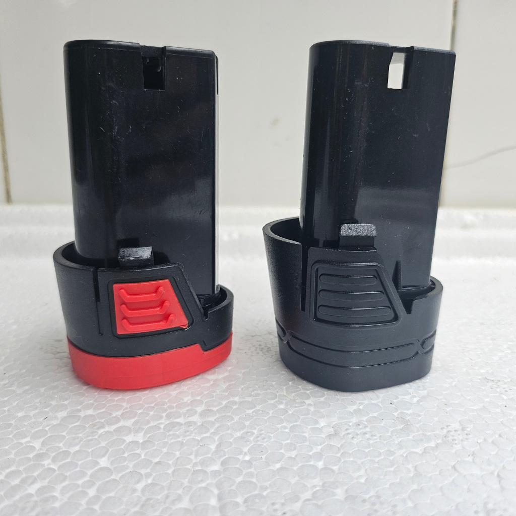 Vỏ pin thay thế máy khoan 12V kiểu C ĐẾ THẤP VÀ CAO bắt vít cầm tay 12V chất liệu nhựa chống cháy