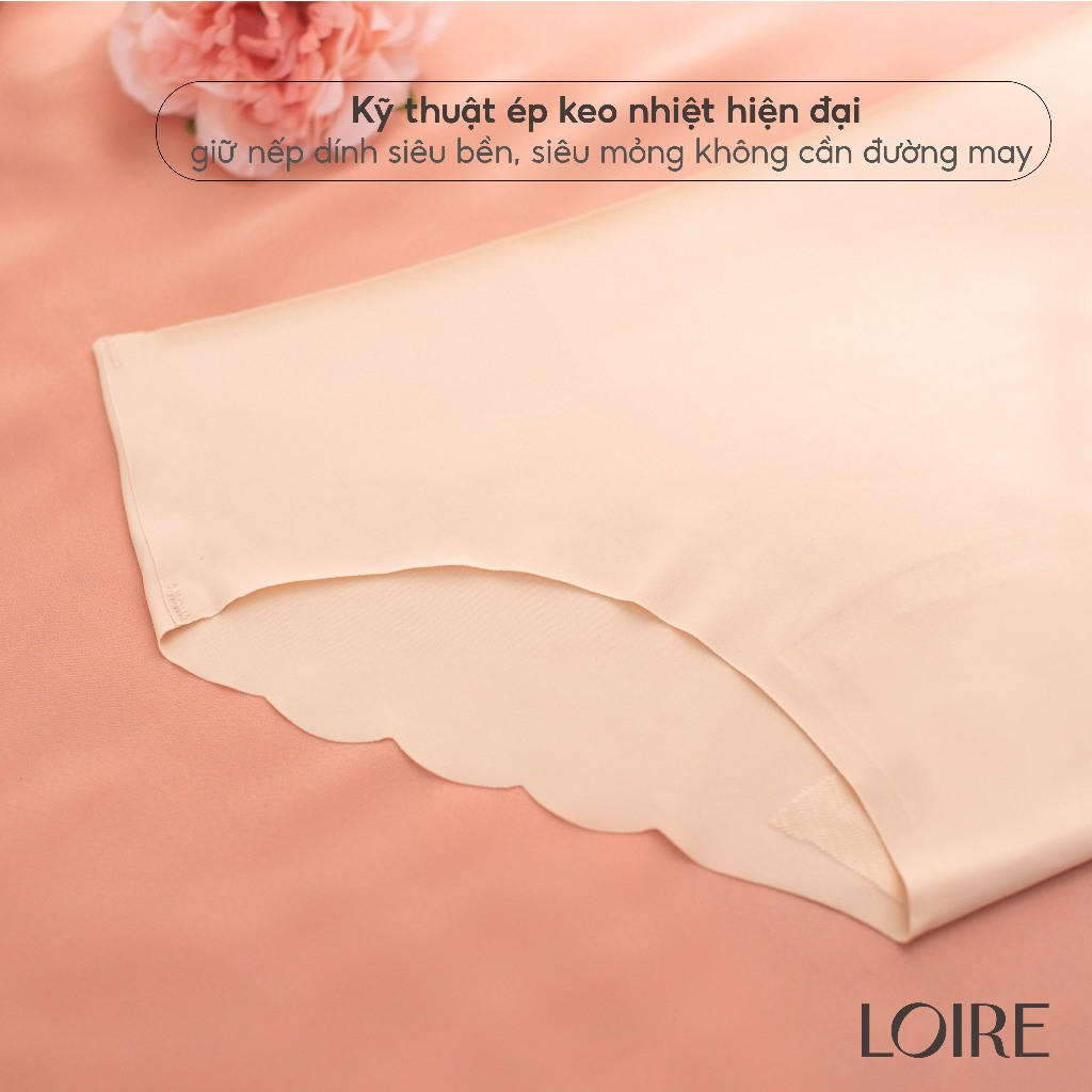 Ảnh COMBO 4 Quần Lót Su Đúc Mát Lạnh Thiết Kế Chữ V Không Đường May Không Lộ Viền Khi Mặc Loirechic QSD04 - Màu Da 4