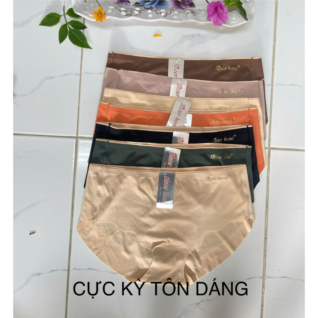 COMBO 5 QUẦN LÓT NỮ SU LỤA SITER HOAD BÍC SIZE 50 ĐẾN 75 KG CẠP CAO GIÚP THON GỌN BỤNG DƯỚI MẶT BAO ÊM