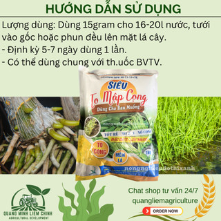 Phân bón lá NPK 30-11-11+TE Siêu To Mập Cọng (100gram) tốt rễ, to bụi, nở cọng