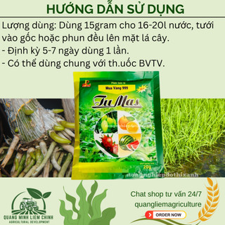 Phân bón lá Tumas đẹp lá, bóng quả phân bón số 1 cho cây rau ăn lá ăn (gói 20gram)