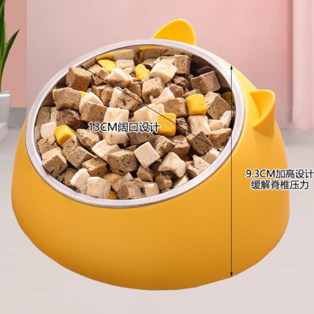 Bát Ăn Đơn Cho Thú Cưng Chất Liệu Inox Sạch Sẽ, Tiện Lợi