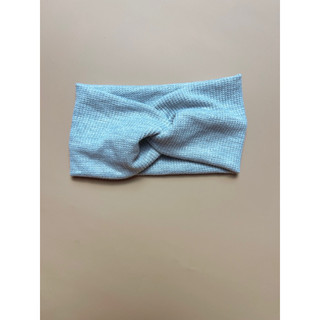 Turban vặn chéo vải cotton waffle cho cả bé trai và gái