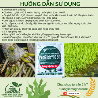 Thuốc Điều Hòa Sinh Trưởng Progibb 10sp Tân Quy Ngân Anh - Gói 1 Gram