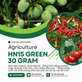 Phân bón lá HN15 Super Green (gói 30gram) - Phân bón Vọt đọt, mập thân, to lá