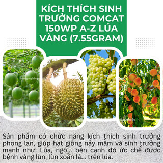 Thuốc kích thích sinh trưởng COMCAT 150WP A-Z Lúa Vàng (gói 7.55gram)