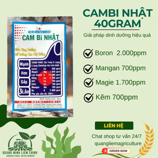 Phân Bón Lá Trung Vi Lượng Cambi Nhật (40gram), nhập khẩu Mỹ với dinh dưỡng tốt nhất