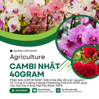 Phân Bón Lá Trung Vi Lượng Cambi Nhật (40gram), nhập khẩu Mỹ với dinh dưỡng tốt nhất