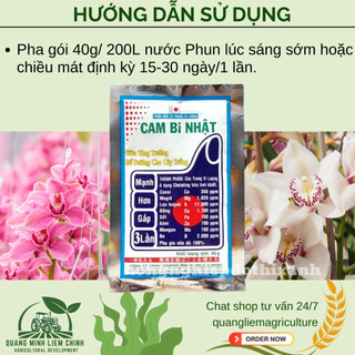Phân Bón Lá Trung Vi Lượng Cambi Nhật (40gram), nhập khẩu Mỹ với dinh dưỡng tốt nhất