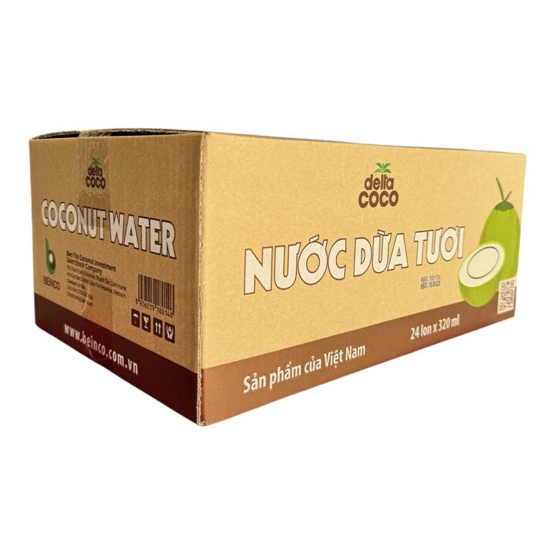 Combo 6 Lon 320ml Nước Dừa Delta Coco | Shopee Việt Nam
