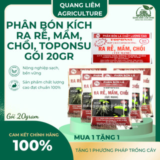 Phân bón kích ra mầm, chồi, rễ cực mạnh TOPONSU (gói 20gram) - cây cắt cành, ghép, giâm, kích ra rễ