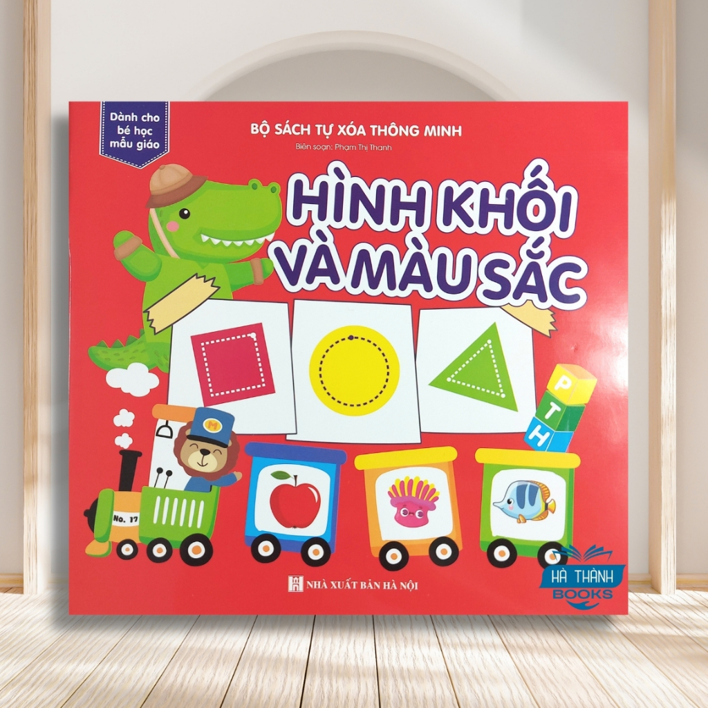 Sách Tự Xoá Thông Minh (Bộ 8 Cuốn Bé Học Chữ Cái, Chữ Số, Hình Khối, Màu Sắc, Bé Học Toán)