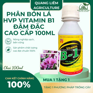 Phân Bón Lá HVP Vitamin B1 đậm đặc  Cao Cấp - kích rễ bật mầm chai 100ml, giúp điều hoà sinh trưởng