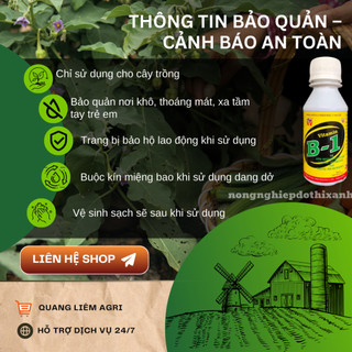 Phân Bón Lá HVP Vitamin B1 đậm đặc  Cao Cấp - kích rễ bật mầm chai 100ml, giúp điều hoà sinh trưởng