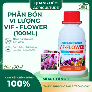 Phân Bón Vi Lượng Acid Amin Vif-Flower - Thúc Đẩy Ra Hoa Nuôi Hoa (100ml)