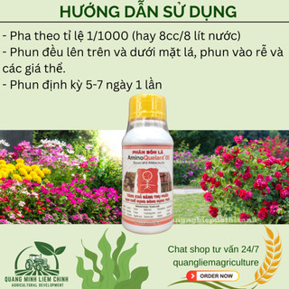 Phân bón lá AMINO QUELANT-05 Bo đạm sinh học  tăng thụ phấn, đậu quả, chống rụng trái non (100ml)